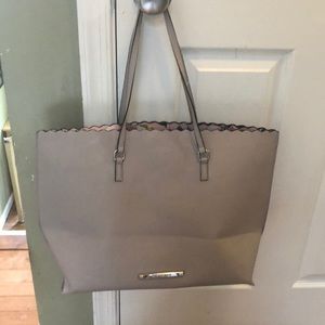 Mauve purple Betsy Johnson large tote bag/purse